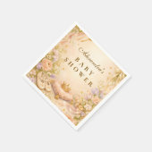 Dreamy Princess Star Baby Shower Serviette (Ecke)