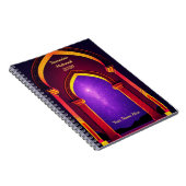 Dreamy Purple Gold Ramadan Notizblock (Rechte Seite)
