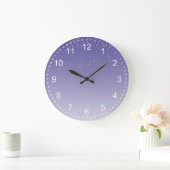 Dreamy Purple Große Wanduhr (Zuhause)