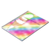 Dreamy Rainbow Ice Cream Scoop Notebook Journal Notizblock (Linke Seite)