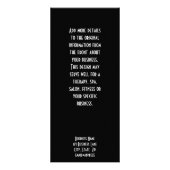 Dreamy Red and Green Sweep Werbekarte (Hinten)