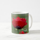 Dreamy Red Poppy Kaffeetasse (VorderseiteRechts)