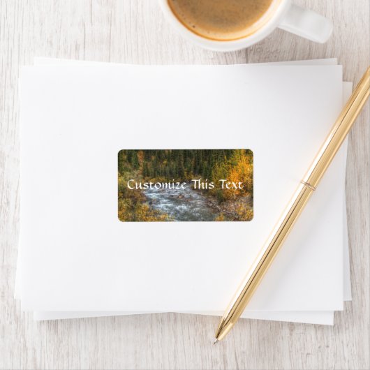 Dreamy River Adressaufkleber (Insitu)