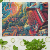 Dreamy Riverfront Harmonie Geschirrtuch (Gefaltet)