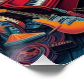 Dreamy Riverfront Harmonie Poster (Ecke)