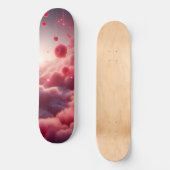 Dreamy Romantic Fantasy Roses Love Skateboard (Vorderseite)