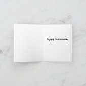 Dreamy Romantic Herz-Shaped Hot Air Ballon Karte (Innenseite)