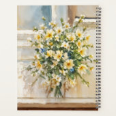 Dreamy sanfte Rothaarfrau in sanften Farben Planer (Rückseite)