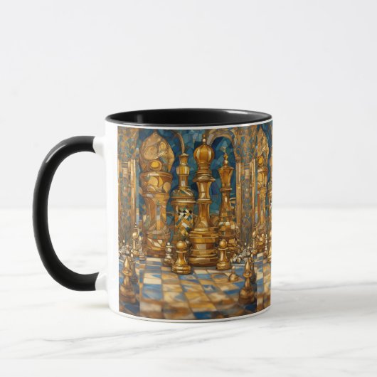 Dreamy Schach-Themed Tasse (Links)