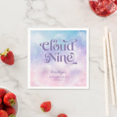 Dreamy Sky Cloud Nine Birthday Party Serviette (Beispiel)