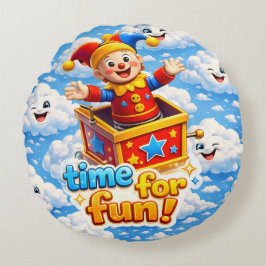 Dreamy sky high rundes kissen