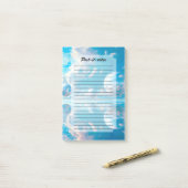 Dreamy Sky Surreal Nature Landscape Post-it Klebezettel (Auf Schreibtisch)