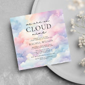 Dreamy Sky Wir sind auf Cloud Nine Baby Shower Einladung