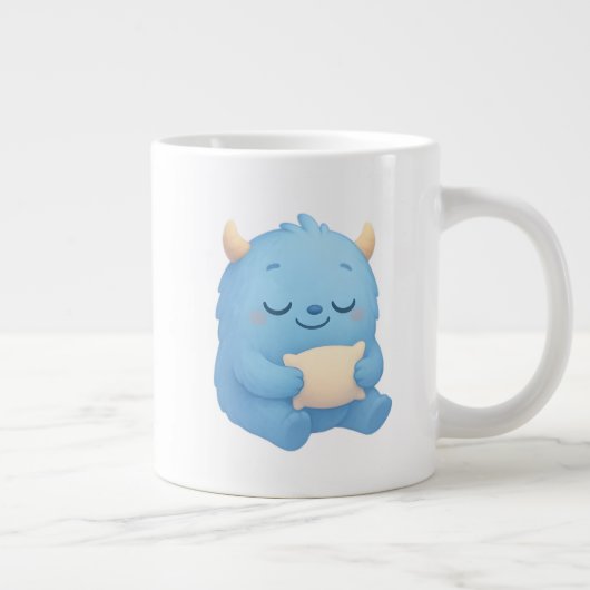 Dreamy Sleep Monster Kids Mug — Sweet Dreams Jumbo-Tasse (Rechts)