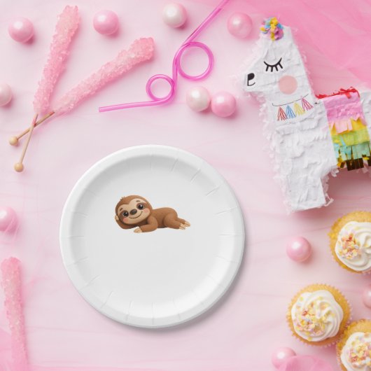 Dreamy Sloth Pappteller (Party)