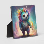 Dreamy Slothicorn: Eine Rainbow Baby Fantasy, Fotoplatte (Vorderseite)