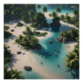 Dreamy snorkel spot poster (Vorderseite)