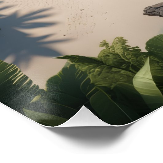 Dreamy snorkel spot poster (Ecke)