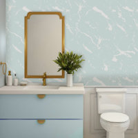 Dreamy Soft Aqua Green Blue Marmor