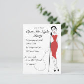 Dreamy Songstress Einladung (Stehend Vorderseite)