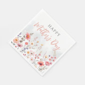 Dreamy Spring Blooms Mother's Day Celebration Serviette (Ecke)
