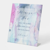 Dreamy Spring Bridal Shower Mimosa Bar Sign  Sockelschild (Vorderseite)
