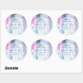 Dreamy Spring Bridal Shower Thank you Stickers (Blatt)