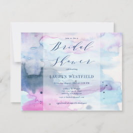 Dreamy Spring Lavender Bridal Shower Invitation Einladung