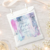 Dreamy Spring Watercolor Bridal Shower Favor Bag Geschenktütchen (Ausgeschnitten)