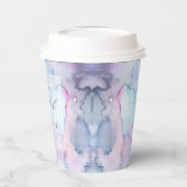 Dreamy Spring Watercolor Bridal Shower Paper Cups Pappbecher (Links)