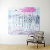 Dreamy Spring Welcome Cloth Tapestry Backdrop Sign Wandteppich (Beispiel (Horizontal))