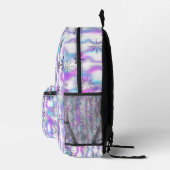 Dreamy Starburst Waves Pattern Bedruckter Rucksack (Rechts)