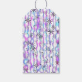 Dreamy Starburst Waves Pattern Geschenkanhänger (Vorderseite)