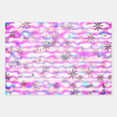 Dreamy Starburst Waves Pattern Geschenkpapier Set (Vorderseite 3)