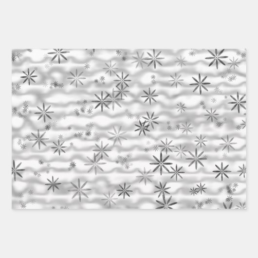 Dreamy Starburst Waves Pattern Geschenkpapier Set (Vorderseite 2)