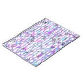 Dreamy Starburst Waves Pattern Notizblock (Linke Seite)