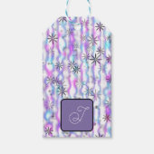 Dreamy Starburst Waves Pattern Personalized Geschenkanhänger (Vorderseite)