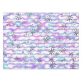 Dreamy Starburst Waves Pattern Tischdecke (Vorderseite (Horizontal))