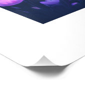 Dreamy Starlight River Landscape Serenity Fotodruck (Ecke)