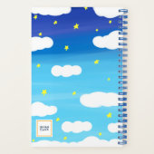 Dreamy Starry Night Dream Book Notizblock (Rückseite)