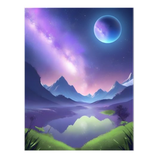 Dreamy Starry Night Fotodruck (Vorne)