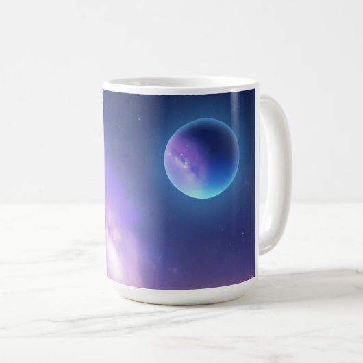 Dreamy Starry Night Kaffeetasse (VorderseiteRechts)
