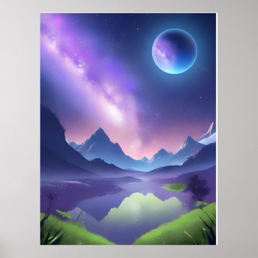 Dreamy Starry Night Poster (Vorne)