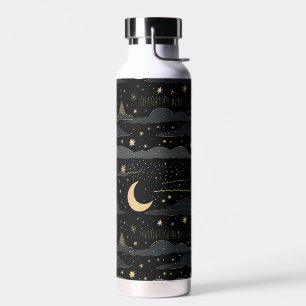 Dreamy Starry Night Sky Water Flasche