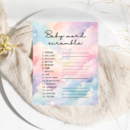 Dreamy Stars Baby Word Scramble Game