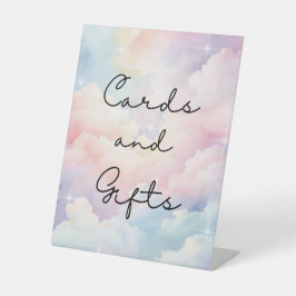 Dreamy Stars Cards Geschenke Kinderdusche Sockelschild