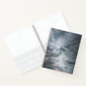 Dreamy Storm Clouds Breaking Sketch Journal Notizbuch (Innenseite)