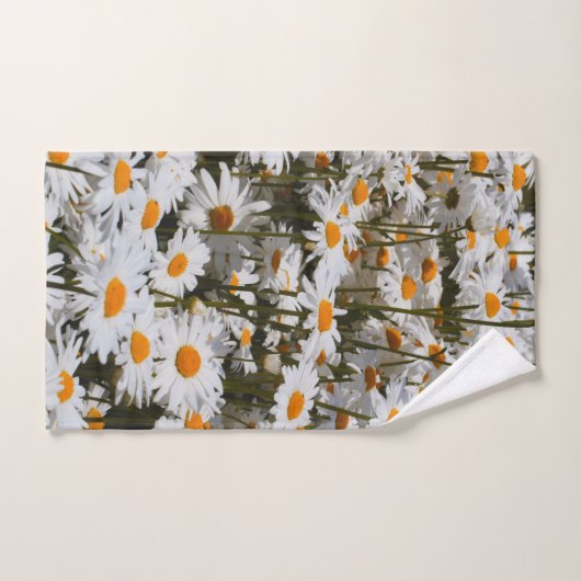 Dreamy Summer Field of Oxeye Daisies Badhandtuch Set (Handtuch)