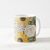 Dreamy Sunflower Coffee Tasse (VorderseiteRechts)