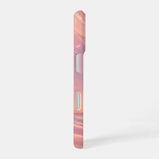 Dreamy Sunset Beach & Stardust Phone Case iPhone 16 Hülle (Rechte Seite)